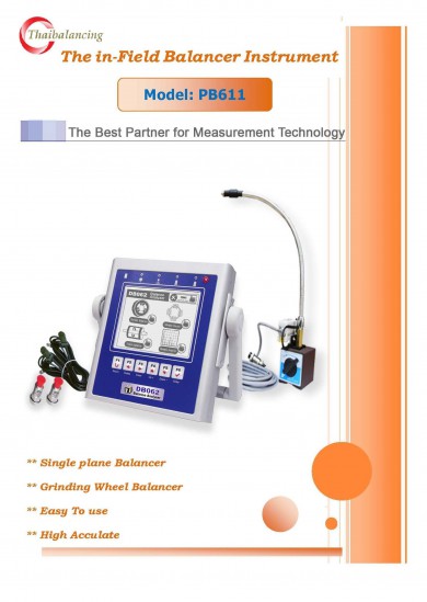 (English) PB611 Grinding Wheel Balancer